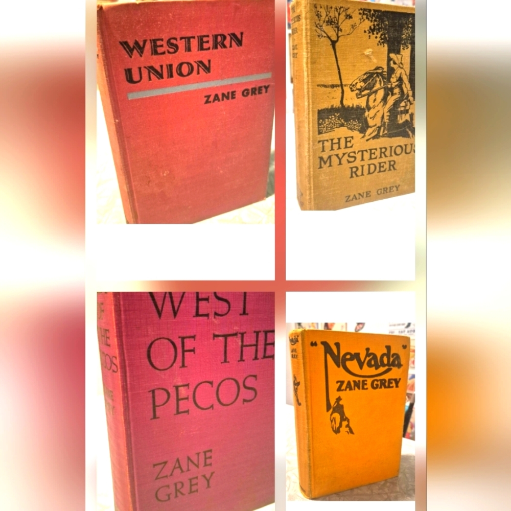 Vintage Zane Grey Book Collection